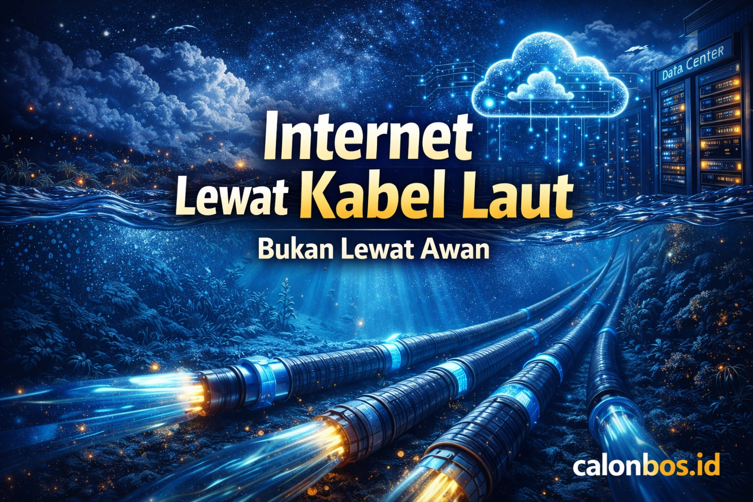 Internet Itu Lewat Kabel Laut, Bukan Lewat Awan