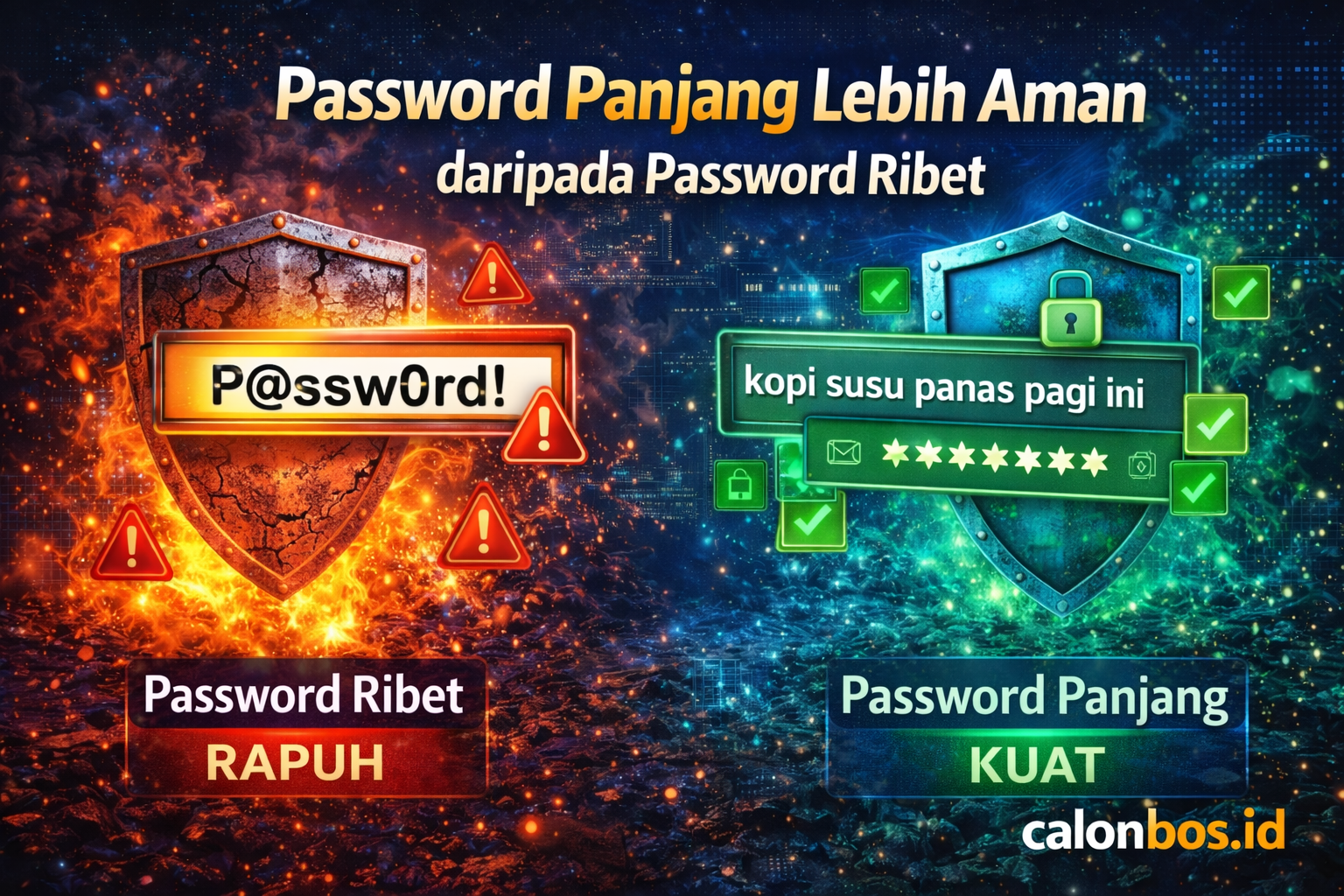Password Panjang Lebih Aman daripada Password Ribet