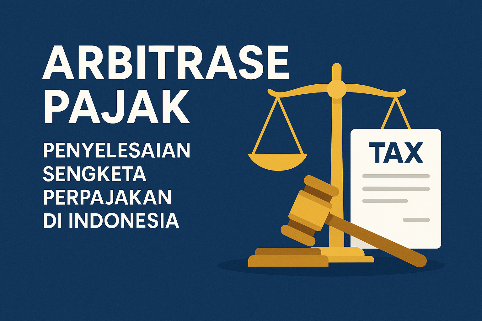 Arbitrase Pajak: Penyelesaian Sengketa Perpajakan di Indonesia