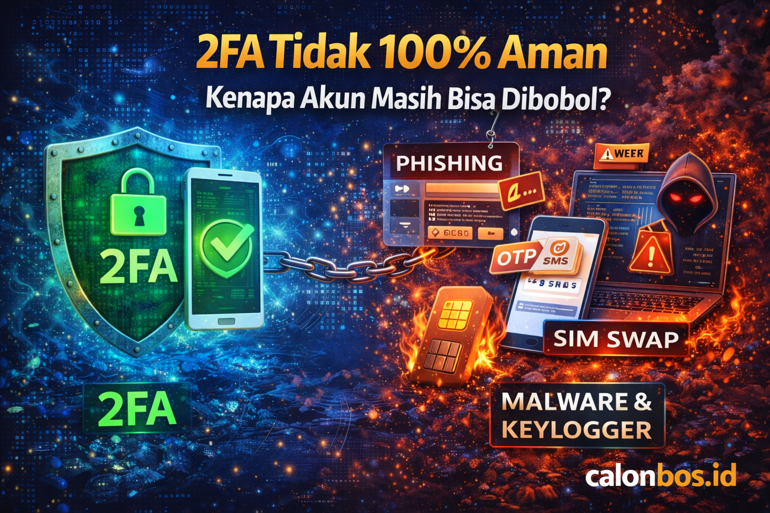 2FA Tidak 100% Aman: Kenapa Akun Masih Bisa Dibobol?