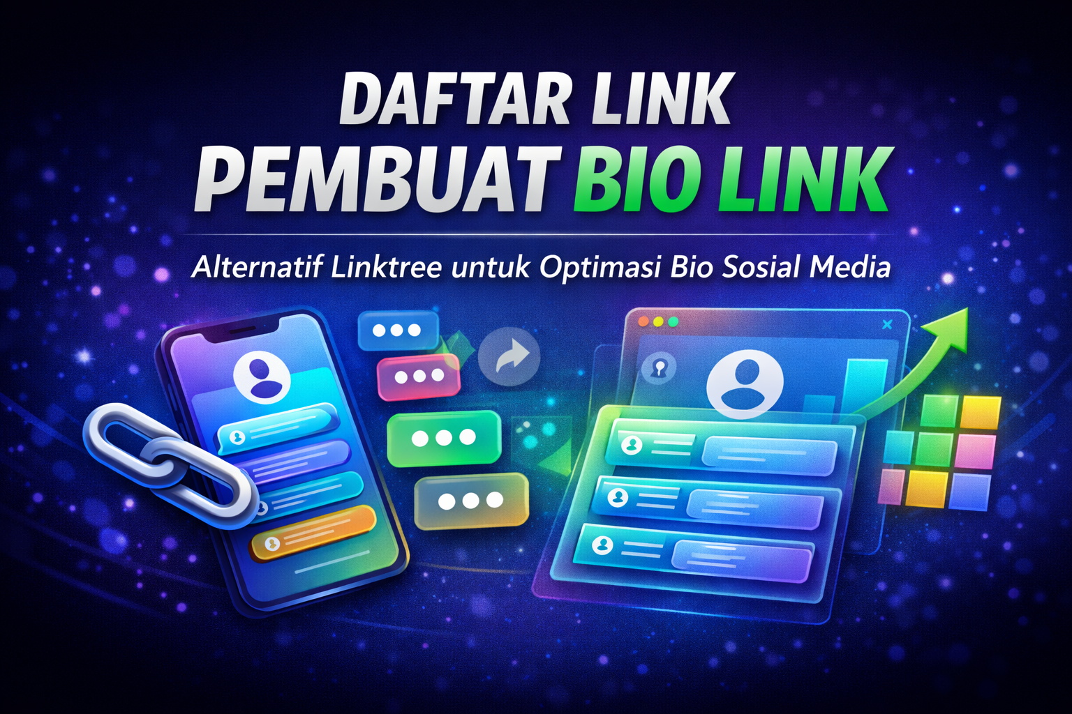 Daftar Link Pembuat Bio Link Terbaik & Gratis (Alternatif Linktree)